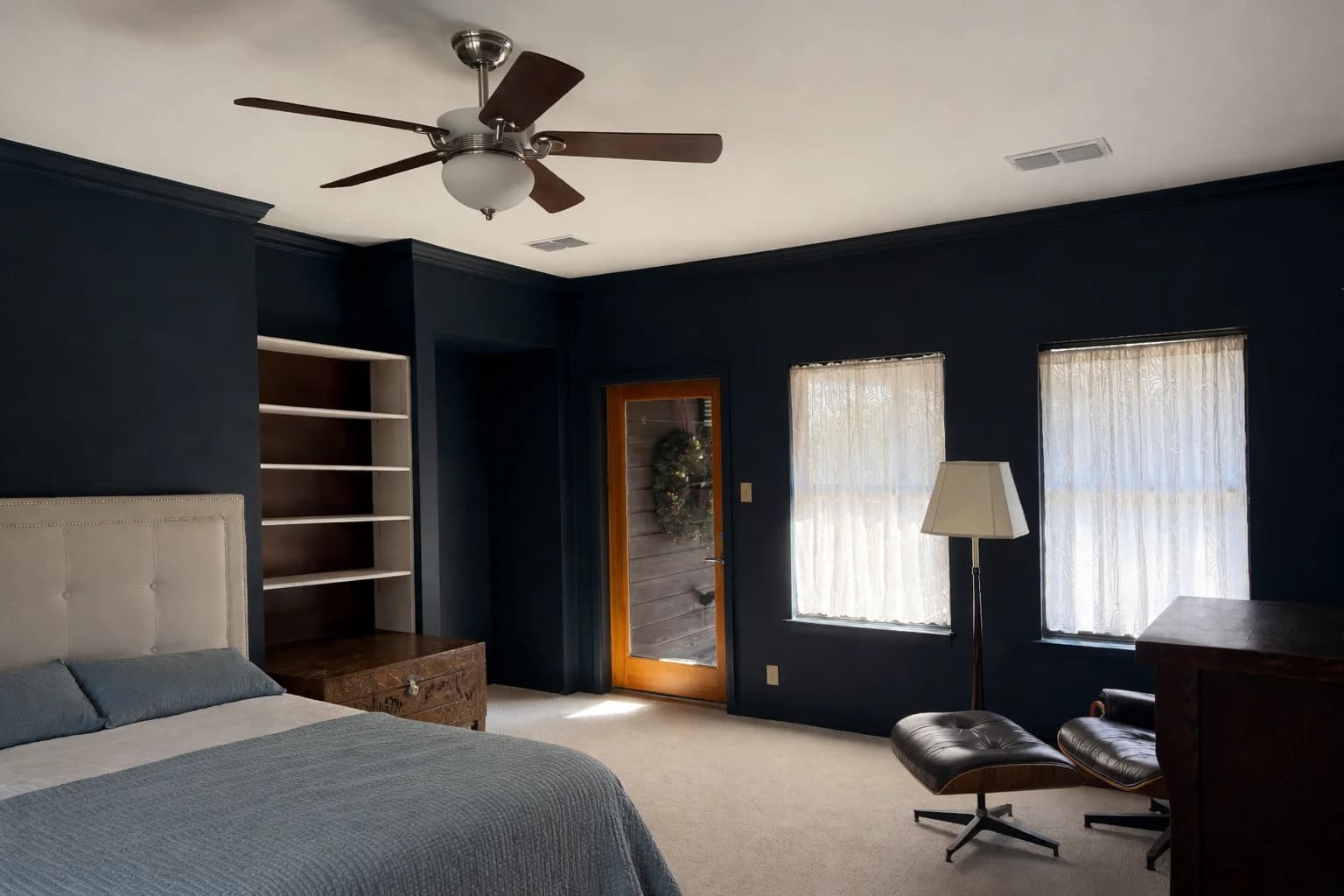 Blue interior paint job Austin TX