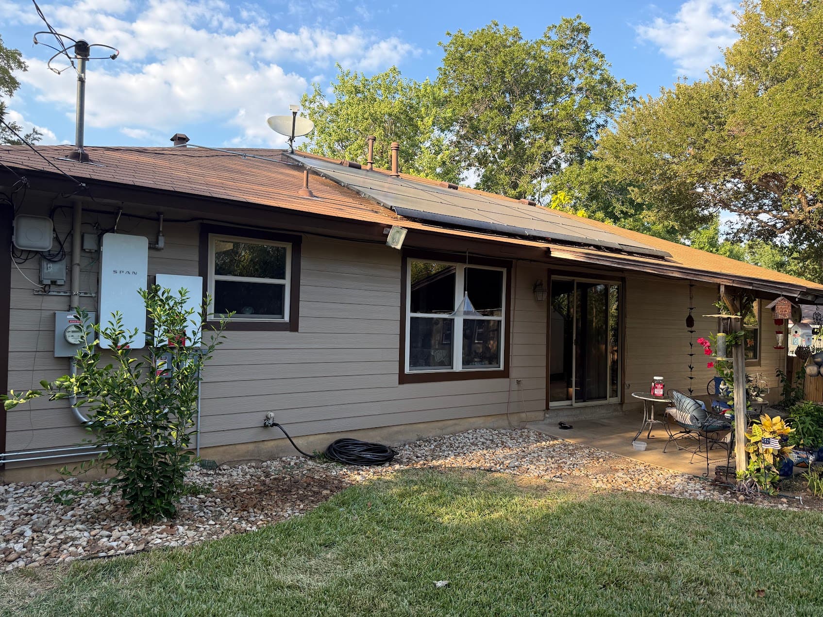 Round Rock TX brown exterior house painting