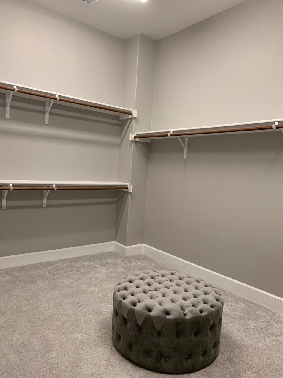 Grey painted interior walls Georgetown Texas