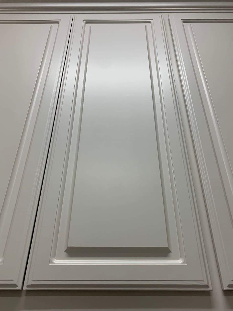 White cabinet painting Georgetown TX kitchen
